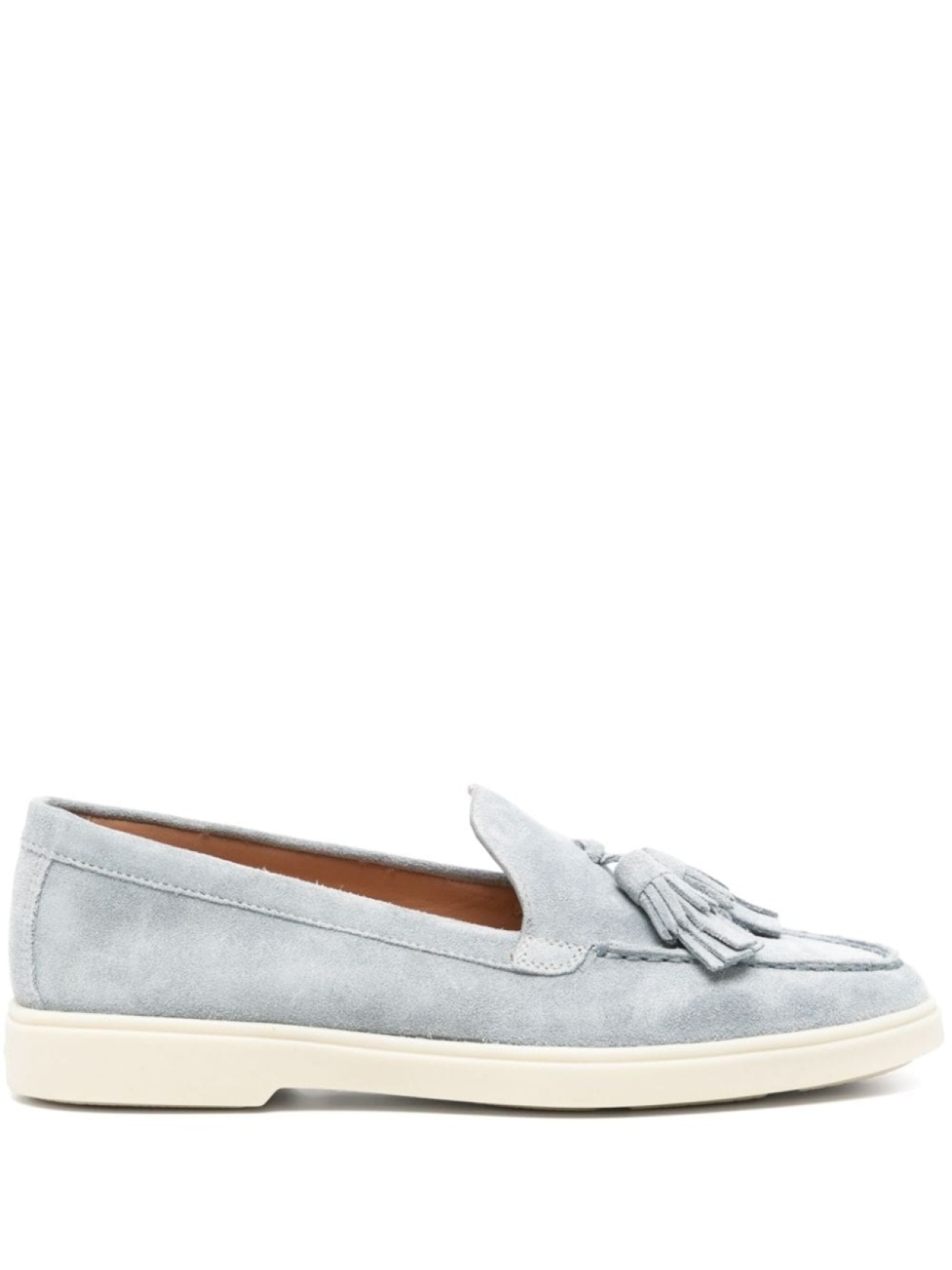 Santoni мокасины с кисточками, синий