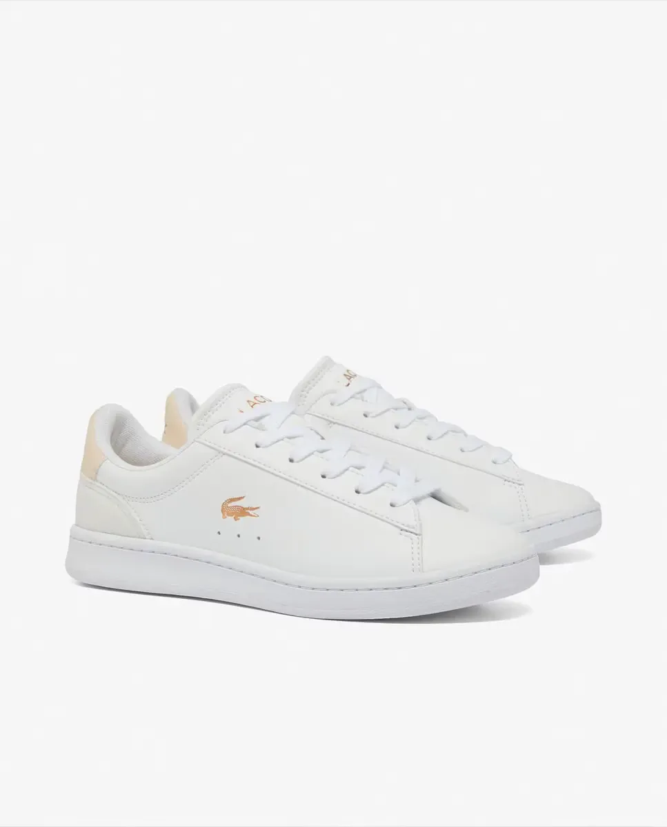 Детские спортивные кроссовки Carnaby Set Lacoste, бежевый — фото 3