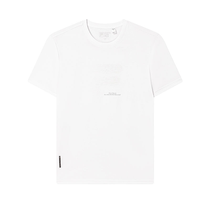 

FILA Футболка мужская нефритово-белая