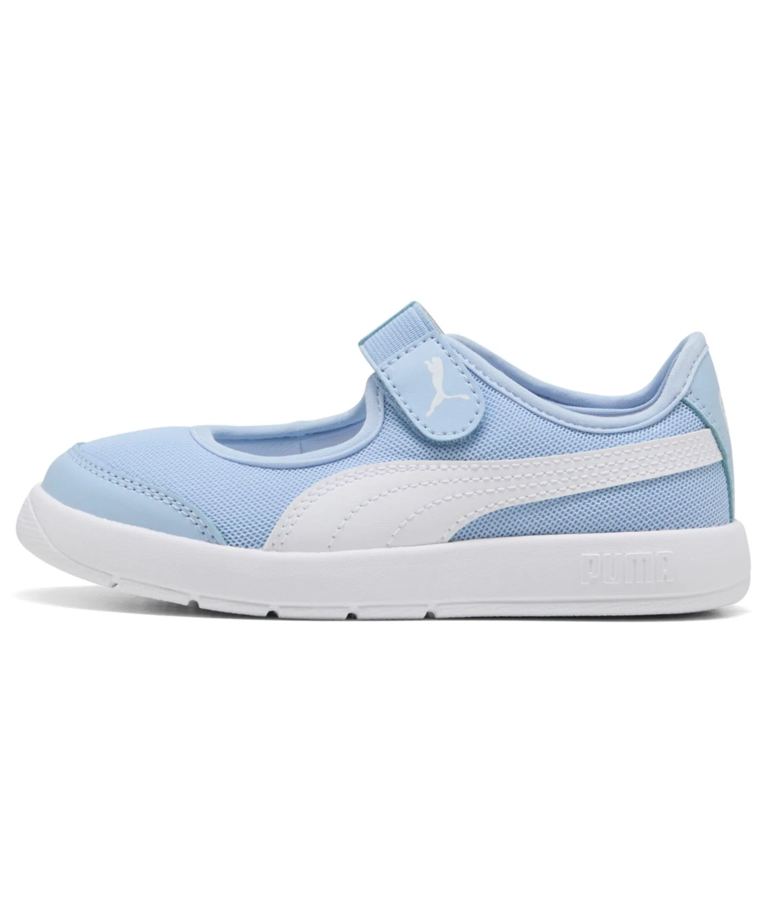 Детские кроссовки PUMA Courtflex V3 Lina для девочек синие