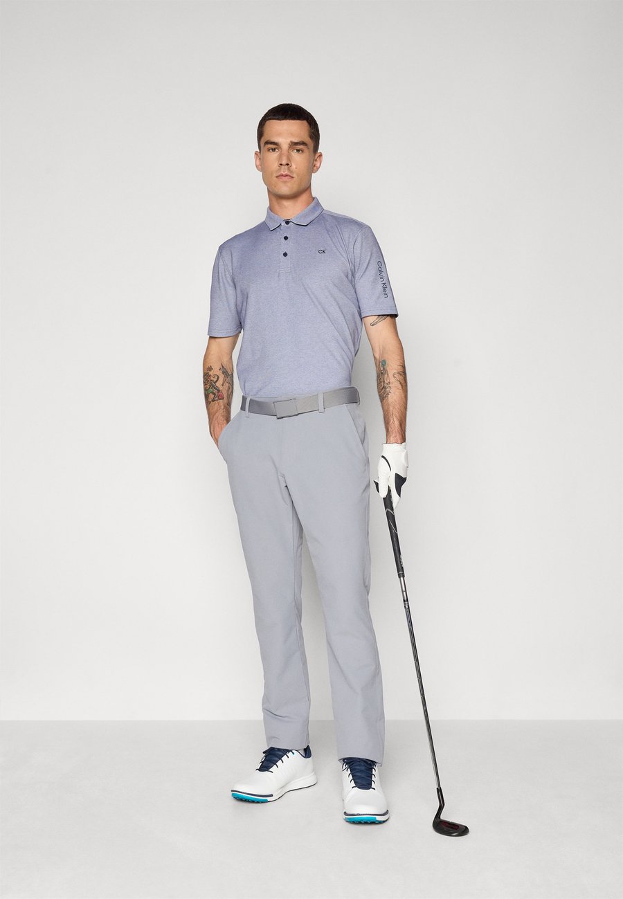 Поло Calvin Klein Golf Polo shirt, Navy Oxford/Mottled Blue — фото 2