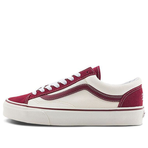 

Кроссовки style 36 classics 'red white' Vans, красный