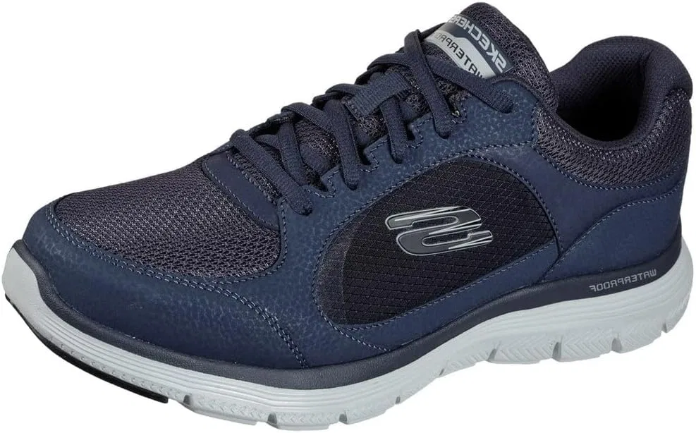Мужские кроссовки Skechers Flex Advantage 4.0-True Clari, Navy Leather Pu Mesh Trim