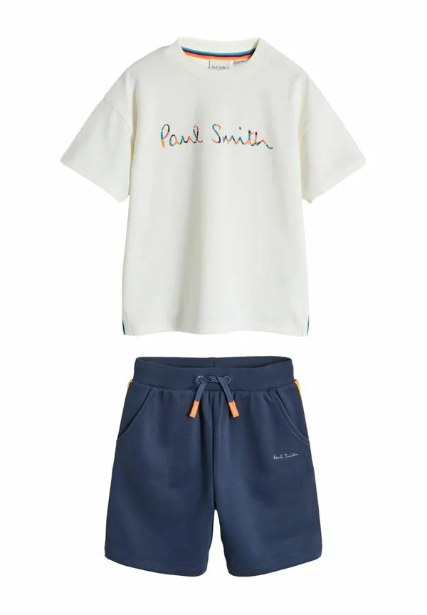 Спортивные штаны стандартного кроя Paul Smith Junior, White/Navy — фото 4