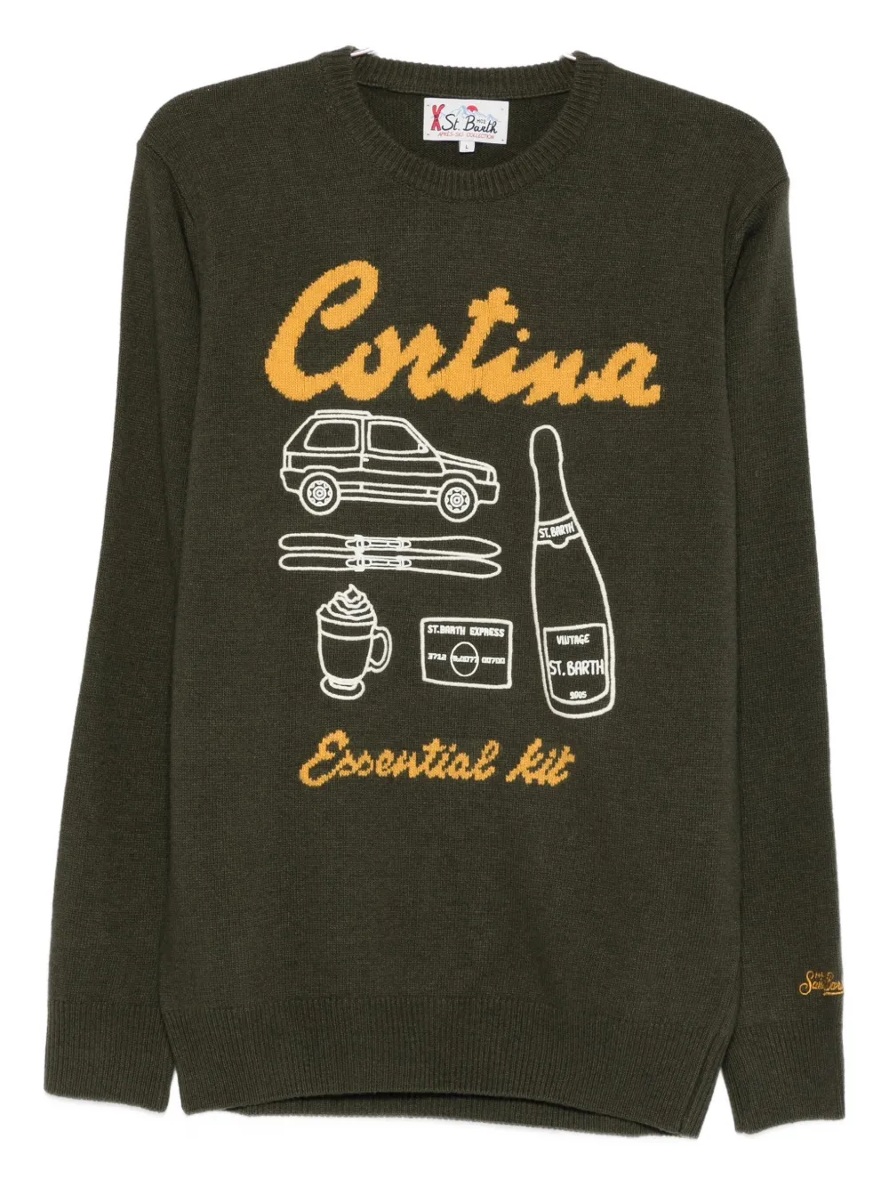 

Свитер Heron Mc2 Saint Barth, зеленый