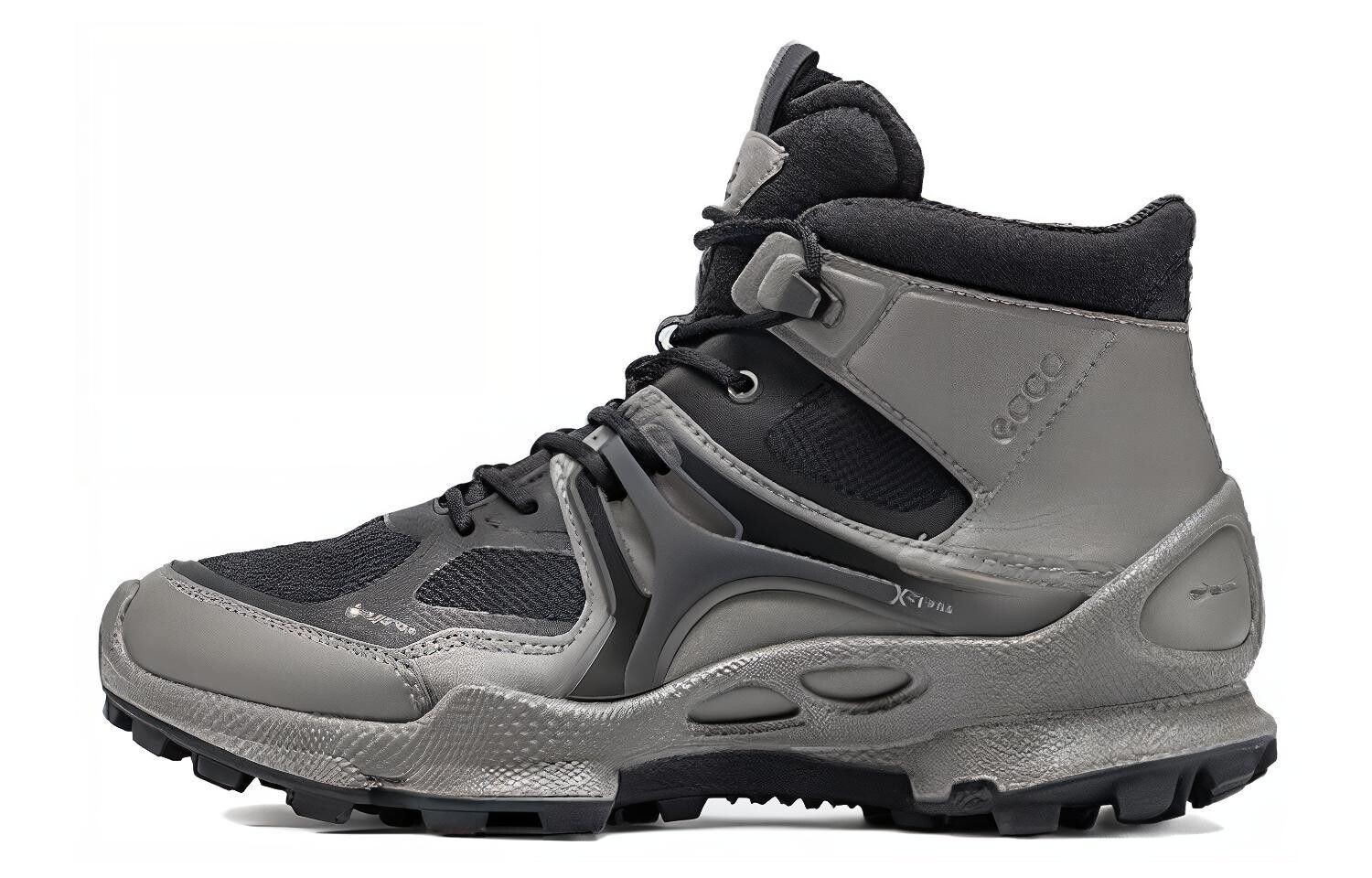 

Кроссовки ecco Walking C Lifestyle Shoes Men Mid-top Warm Gray, серый