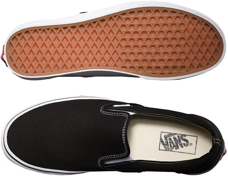 Кроссовки Vans Classic Unisex Adult's Slip-On Low-Top (Classic Slip-on) - Black (Black), size: 41 EU — фото 4