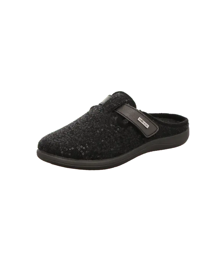 Тапочки ROHDE Winter Pantoffel Textil Bari, антрацит