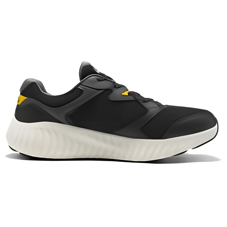 Беговые кроссовки GO RUN NOW Comfortable And Lightweight Textile, Synthetic Leather Breathable And Resilient мужские Skechers, черный — фото 3