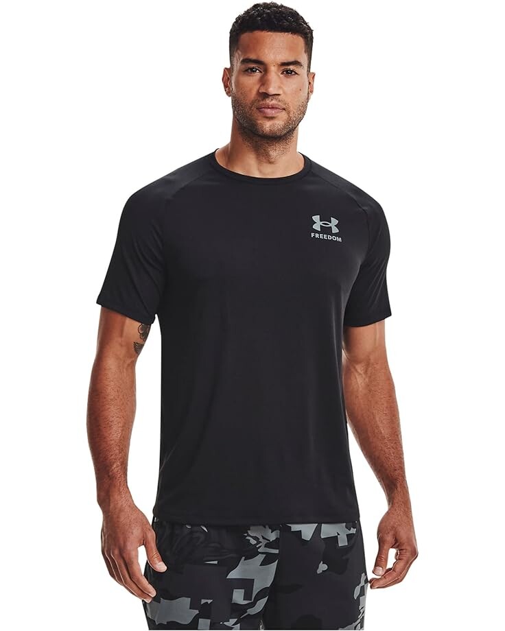 

Футболка Under Armour Freedom Tech, цвет Black/Pitch Gray