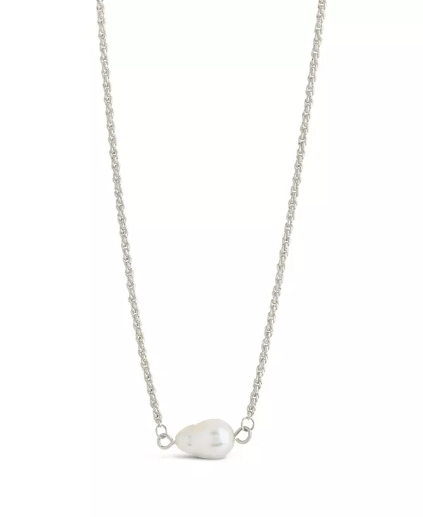 

Ожерелье с подвеской из культивированного пресноводного жемчуга Elyse Sterling Forever, silver