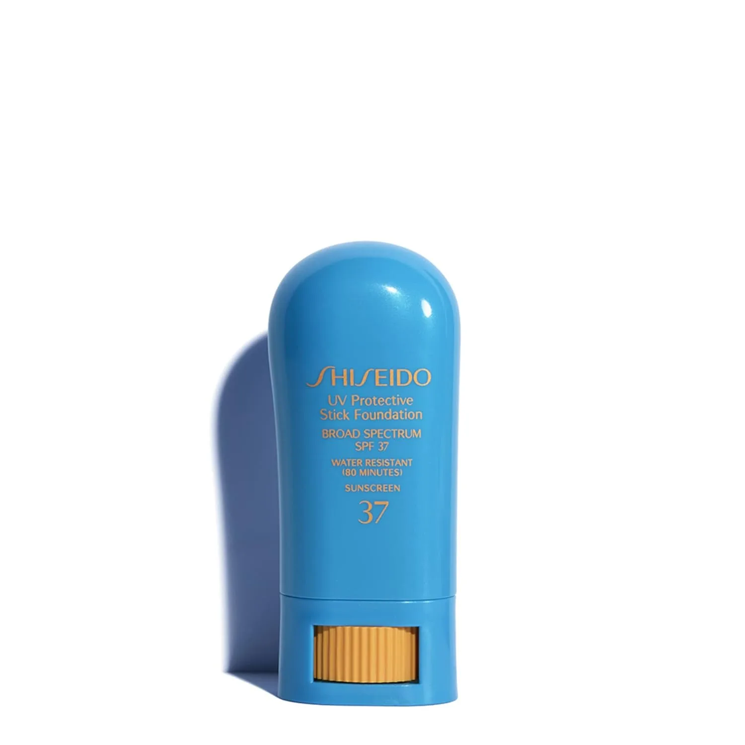 Тональный крем-стик Shiseido UV Protective Stick Foundation SPF 37, оттенок «Слоновая кость» - 9 г (0,31 унции) - обеспечивает естественный финиш и защищает кожу от УФ-лучей., Fair Ivory