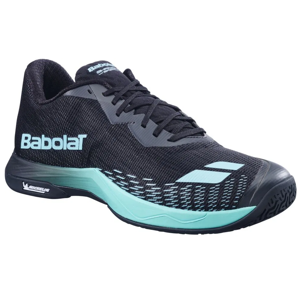 Мужские кроссовки для бадминтона «Shadow Spirit 2» от Babolat, Black-Cyan (2052) — фото 4