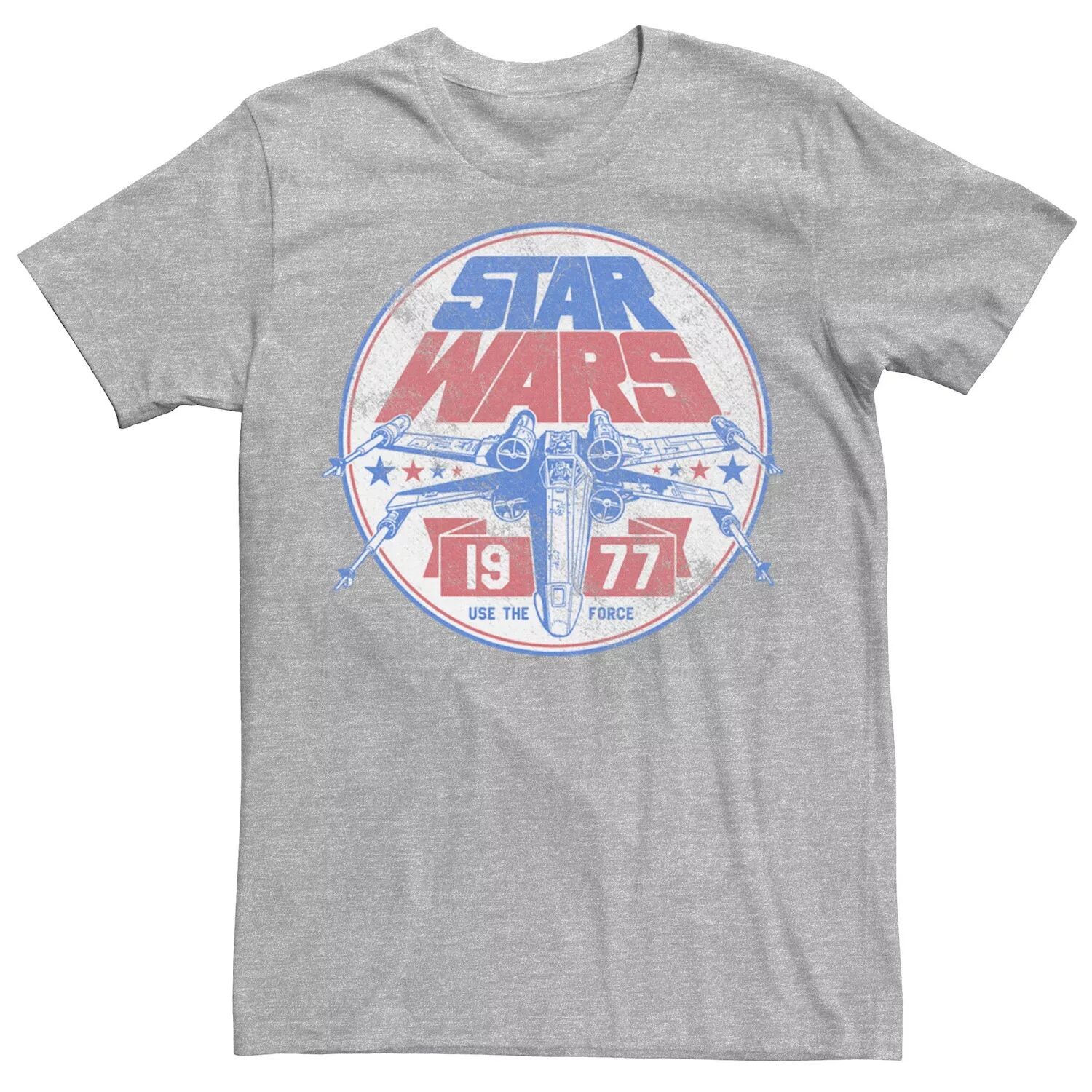 

Мужская футболка с винтажным значком Patriotic X-Wing и графическим рисунком Star Wars