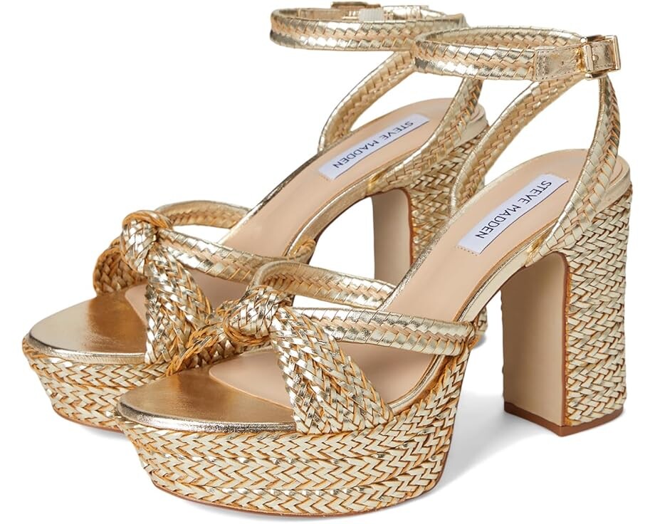 

Туфли Steve Madden Ibiza, цвет Gold Leather