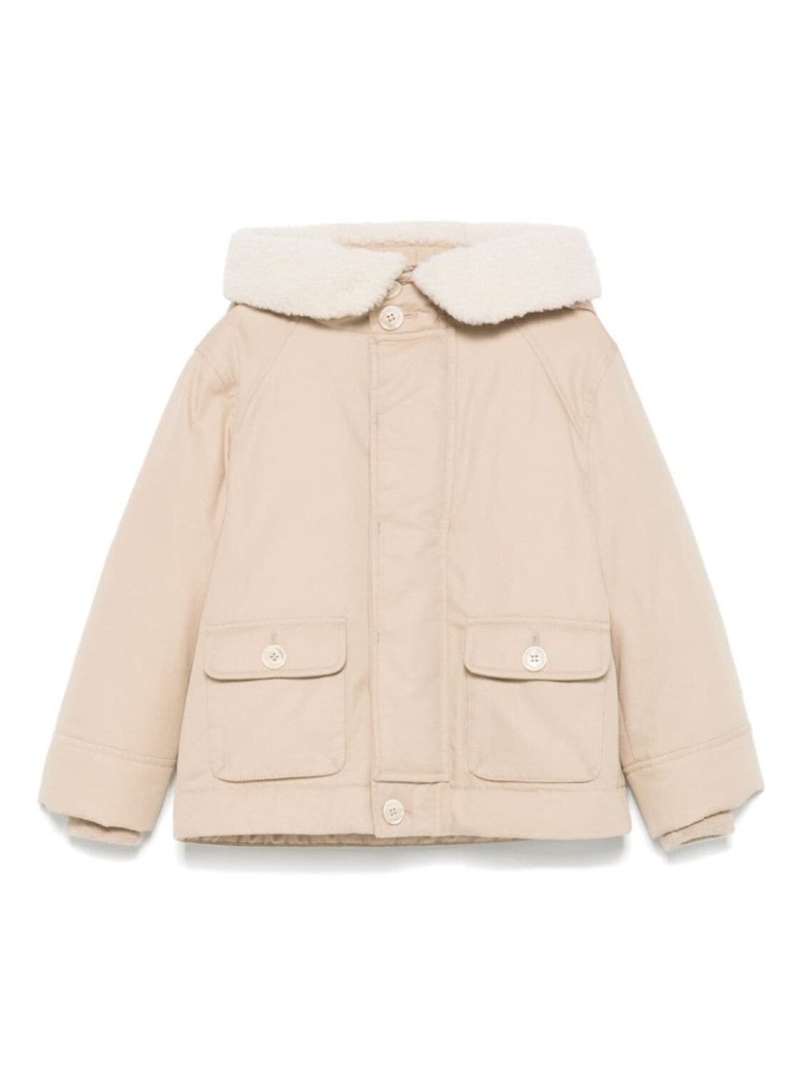 

Куртка с капюшоном Brunello Cucinelli Kids, нейтральный цвет