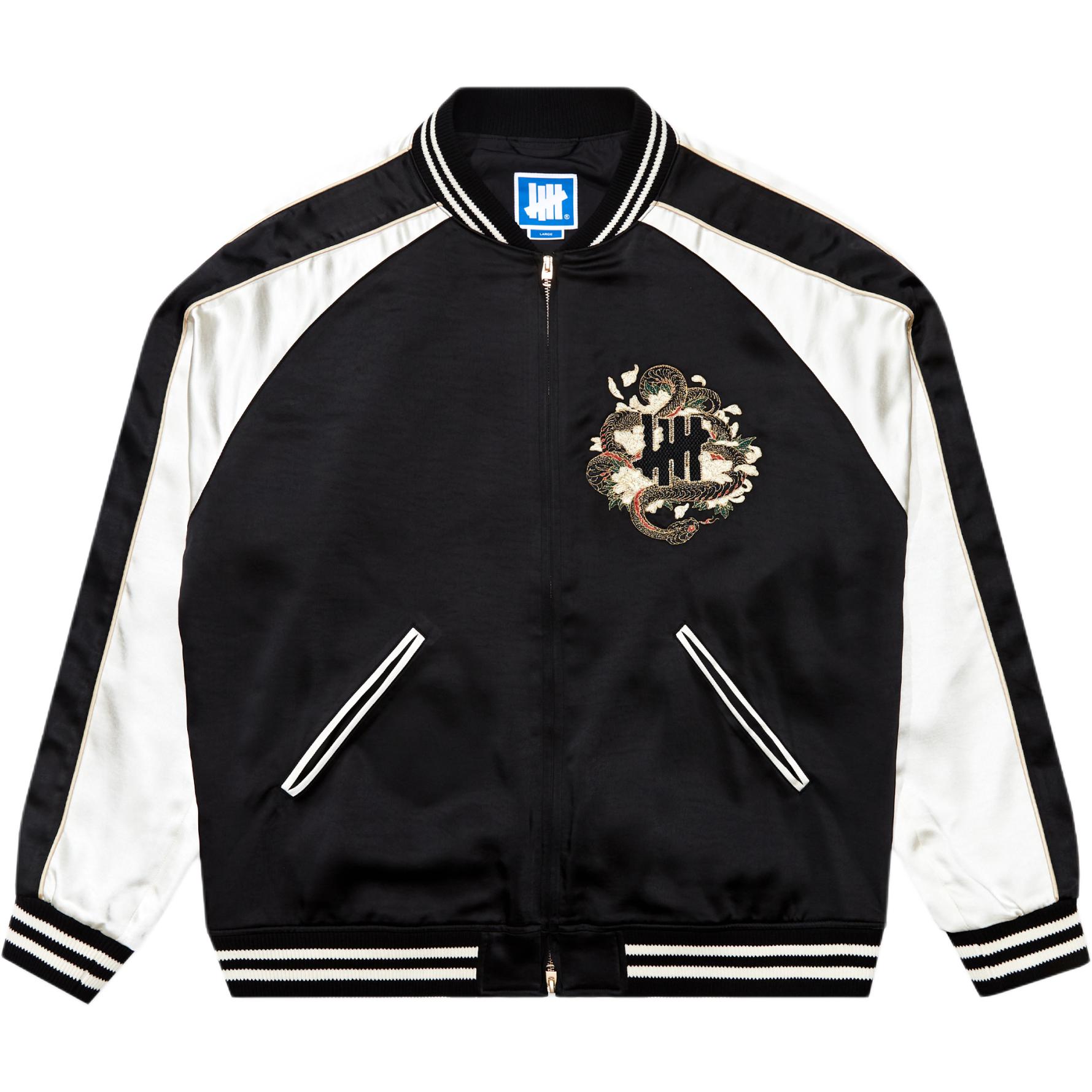 

UNDEFEATED Бейсбольная куртка унисекс, Black