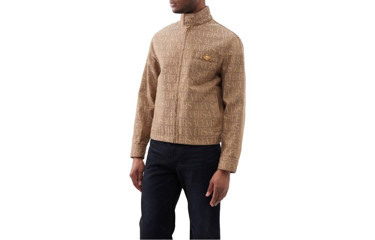 

VERSACE Мужская куртка верблюжьего цвета, Camel