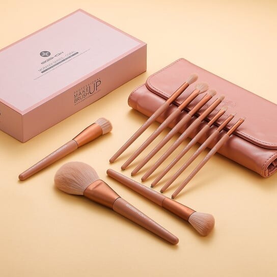 

Набор кистей Coral Vegan из 10 предметов Eigshow Morandi Series, Eigshow Beauty