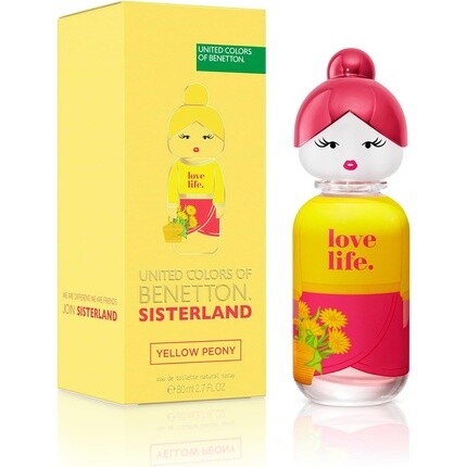 

Туалетная вода United Colors of Benetton Sisterland Yellow Peony для женщин 80 мл Shakira