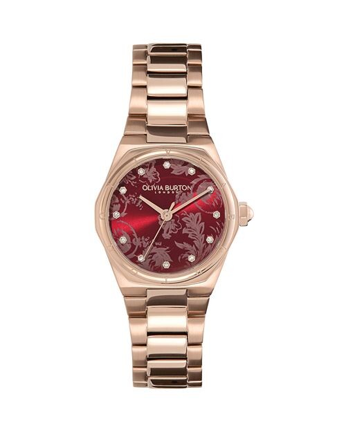 

Спортивные люксовые мини-часы, 28 мм Olivia Burton, цвет Red