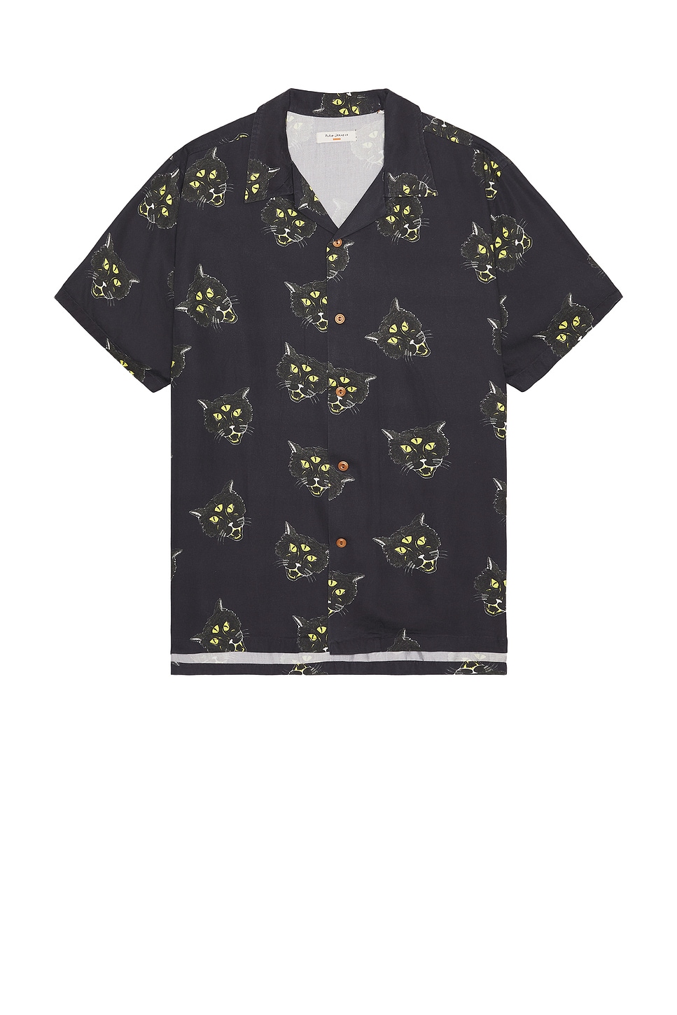 

Рубашка "Arvid the cat hawaii" от Nudie Jeans, antracite