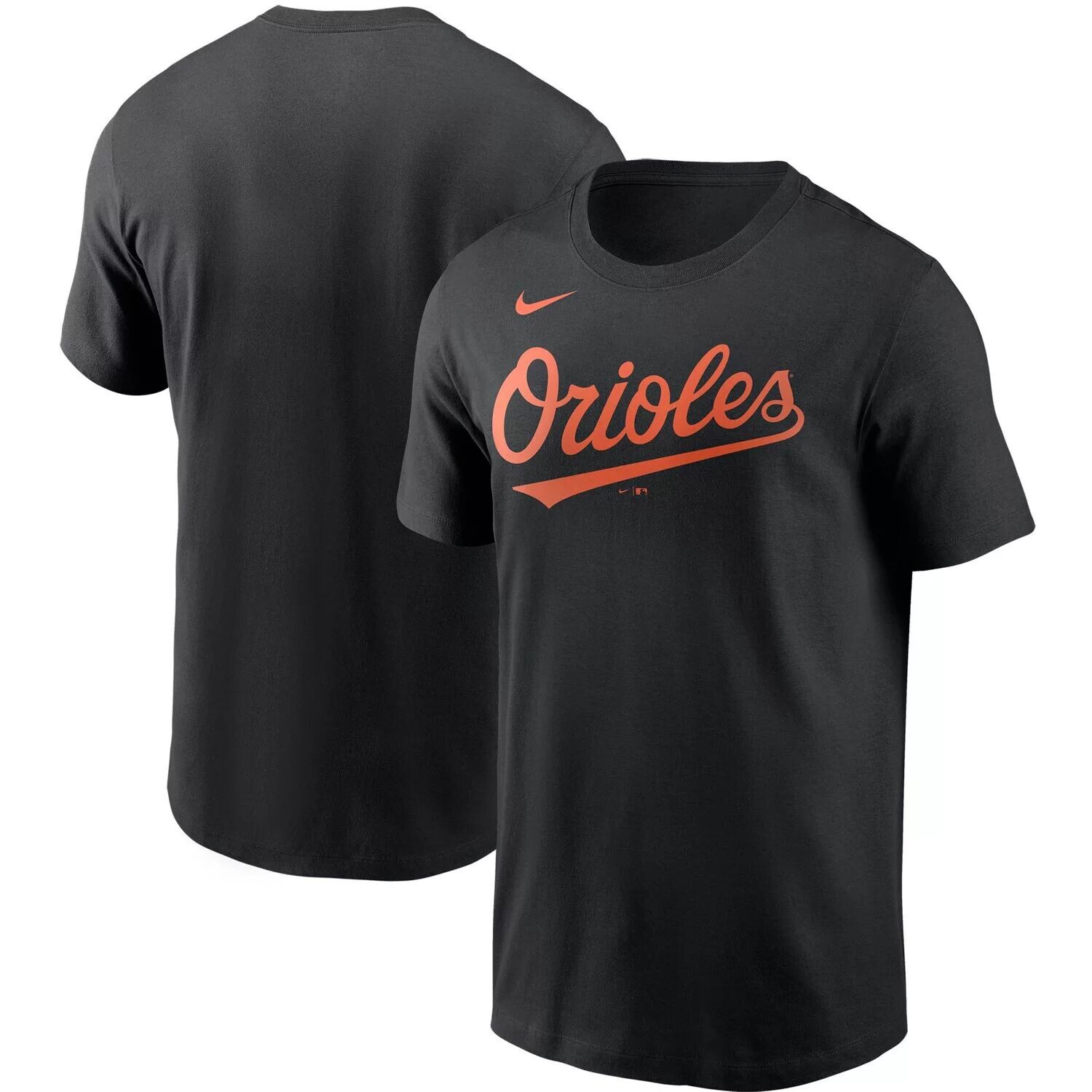 

Мужская черная футболка с надписью Nike Baltimore Orioles Team, Черный, Мужская черная футболка с надписью Nike Baltimore Orioles Team