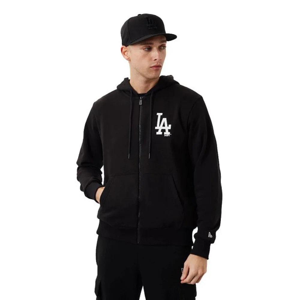 

Толстовка New Era MLB Essentials Los Angeles Dodgers full zip, черный