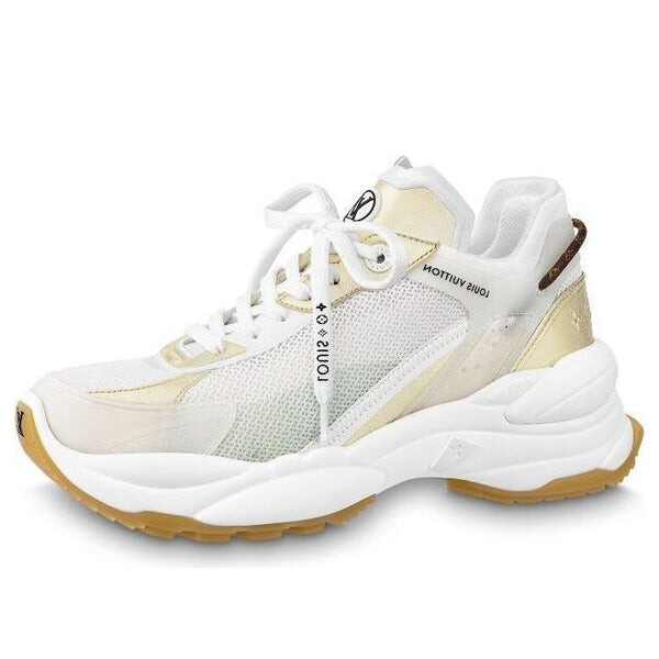 Кроссовки lv run 55 trainers 'white gold' Louis Vuitton, белый