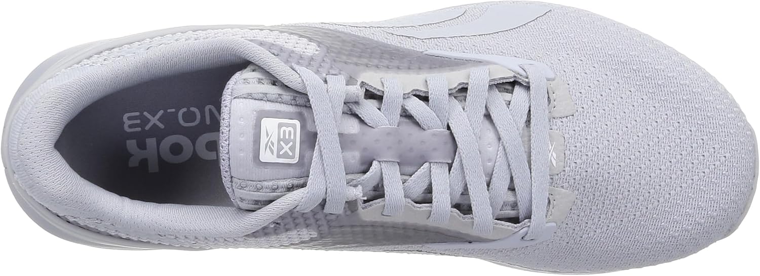 Кроссовки Reebok Nano X3 для взрослых унисекс, серый/белый — фото 3