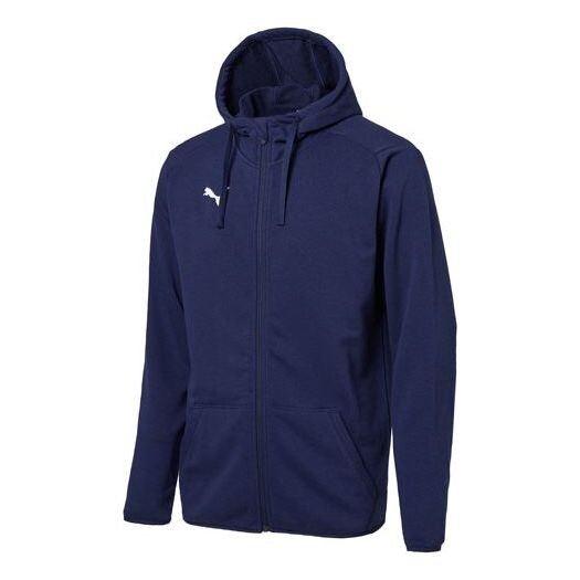 

Куртка hoodie liga casual jacket 'navy' Puma, синий