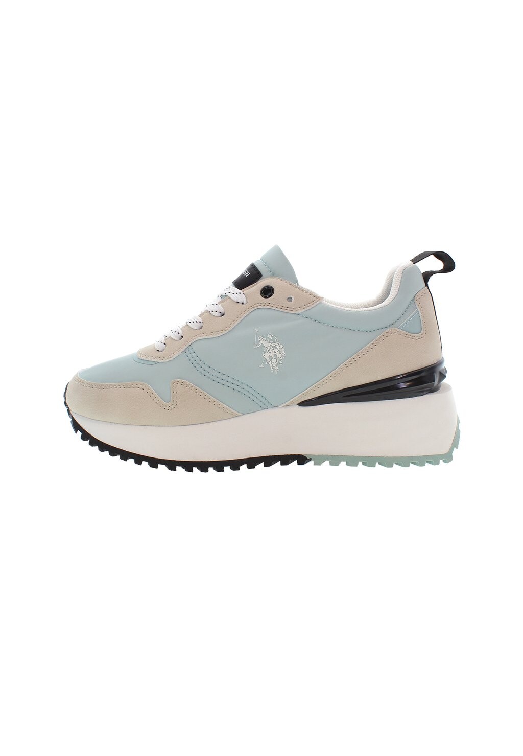 

Низкие кроссовки BAYLE U.S. Polo Assn., цвет Light Blue Beige Black