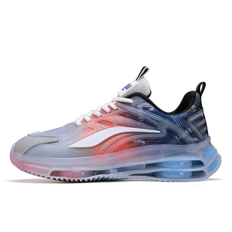 

Амортизация, противоскользящие, износостойкие, ударопрочные кроссовки Low Top Unisex LIANGHUO, серый оранжевый