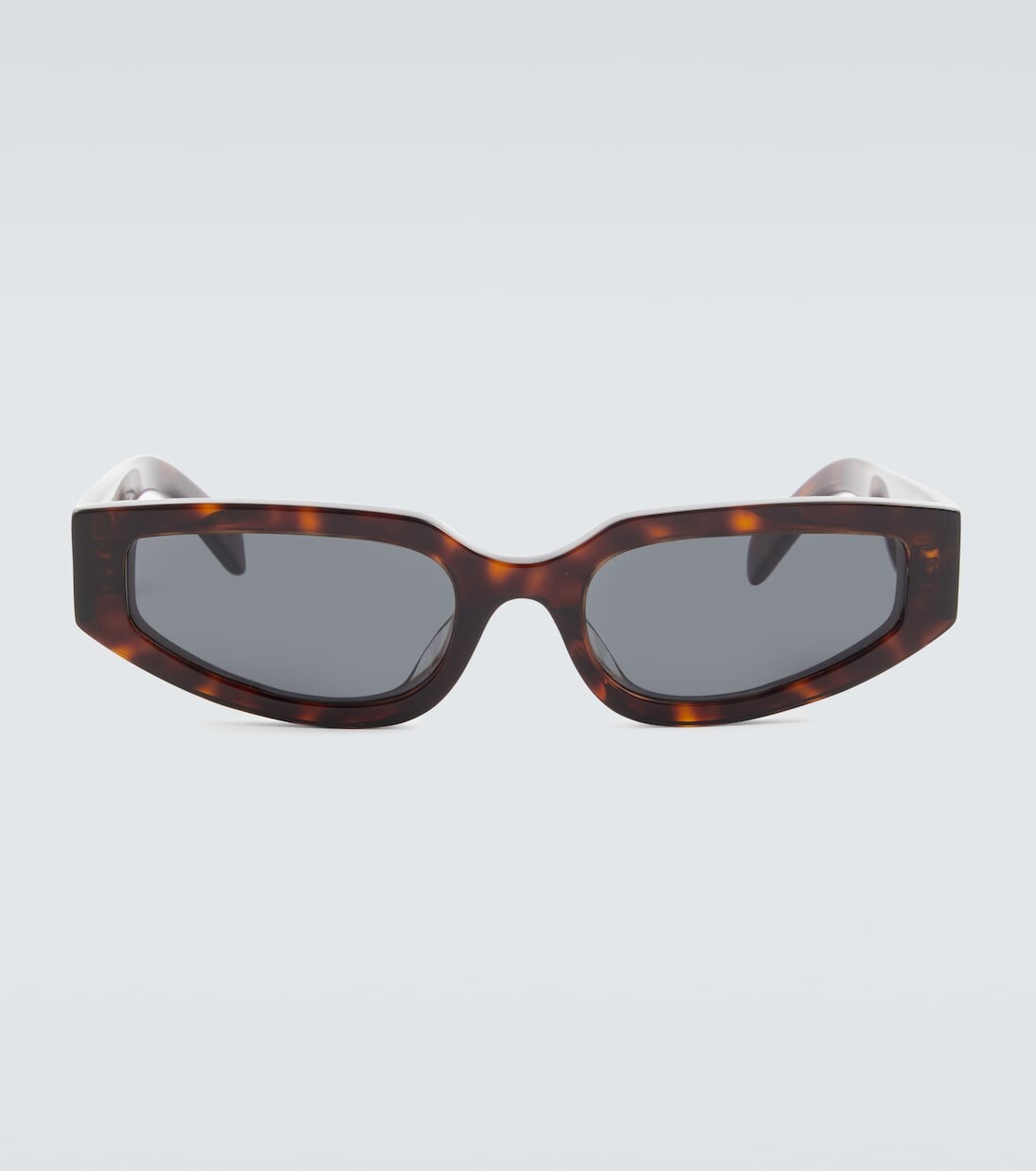 

Солнцезащитные очки triomphe прямоугольной формы Celine Eyewear, коричневый