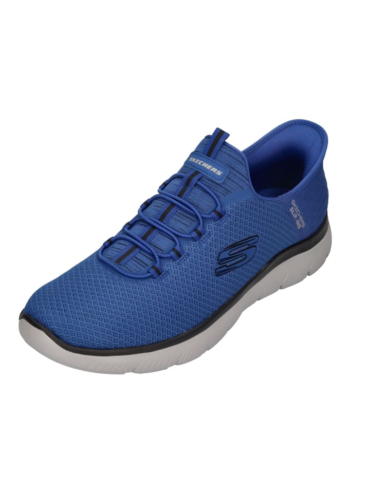 

Кроссовки на шнуровке Skechers, синий