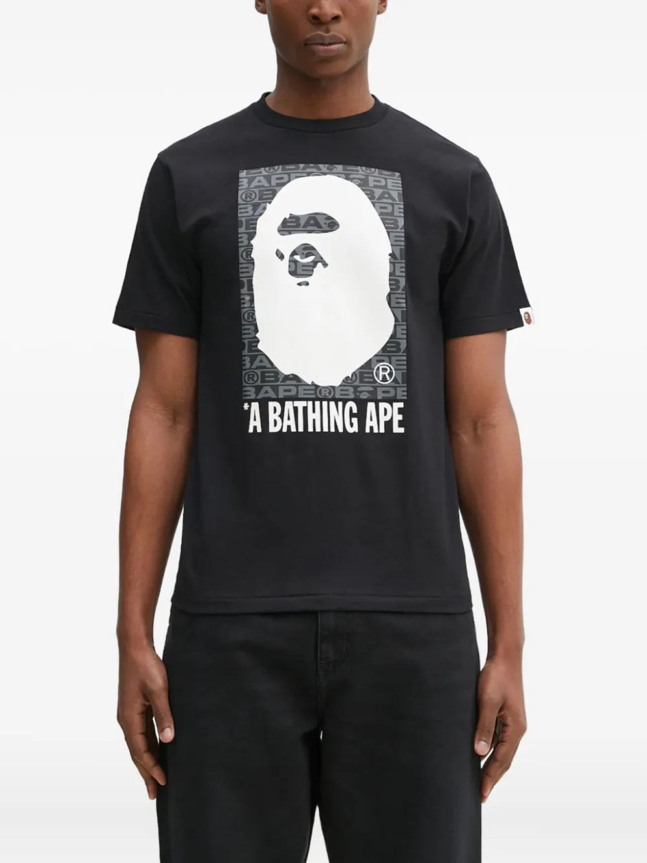 

Футболка с логотипом BATHING APE A Bathing Ape, черный