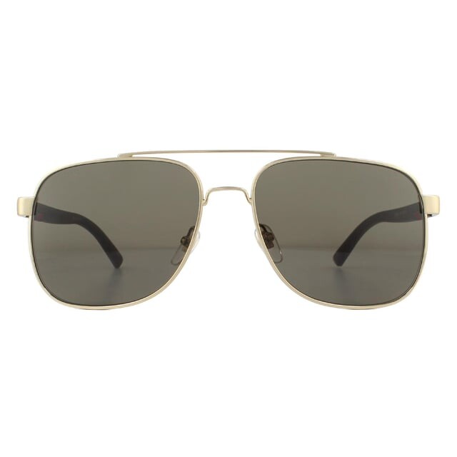 

Солнцезащитные очки gg0422s 003 коричневые Gucci, желтый