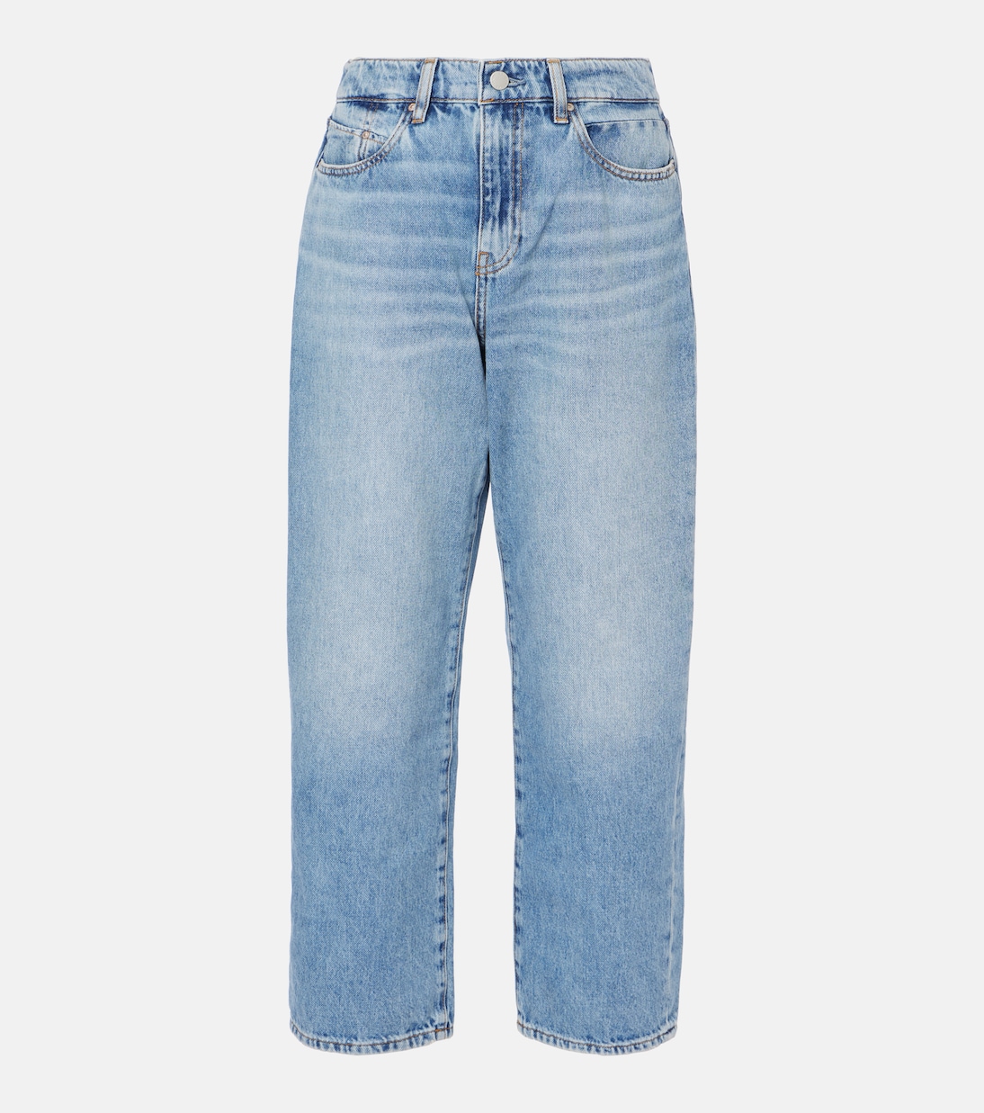 

Укороченные прямые джинсы Florence со средней посадкой AG Jeans, Ghibellina