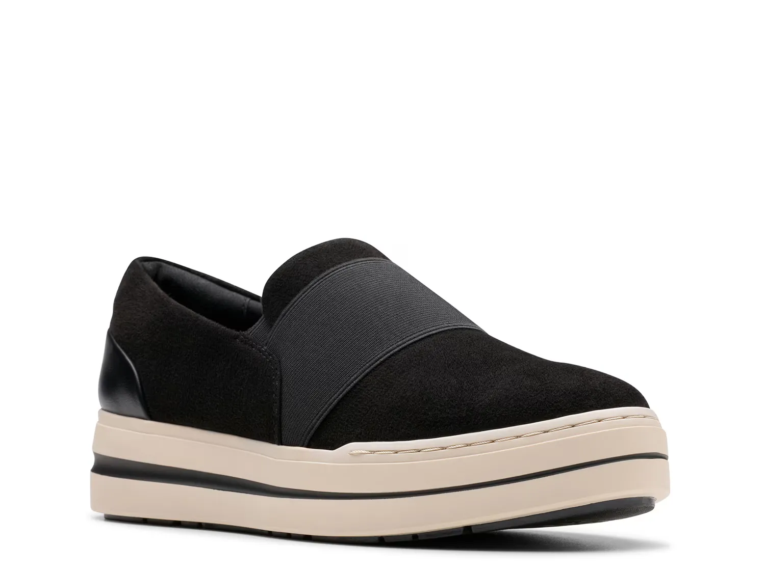 

Кроссовки Audreigh Eve Wedge Slip-On Sneaker Clarks, черный