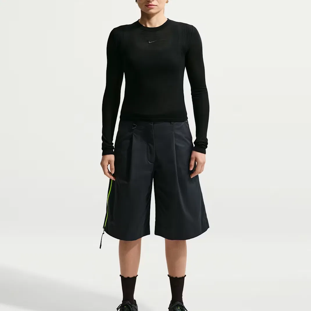 Футболка Nike Sportswear Airreverent с длинным рукавом женская черная — фото 3