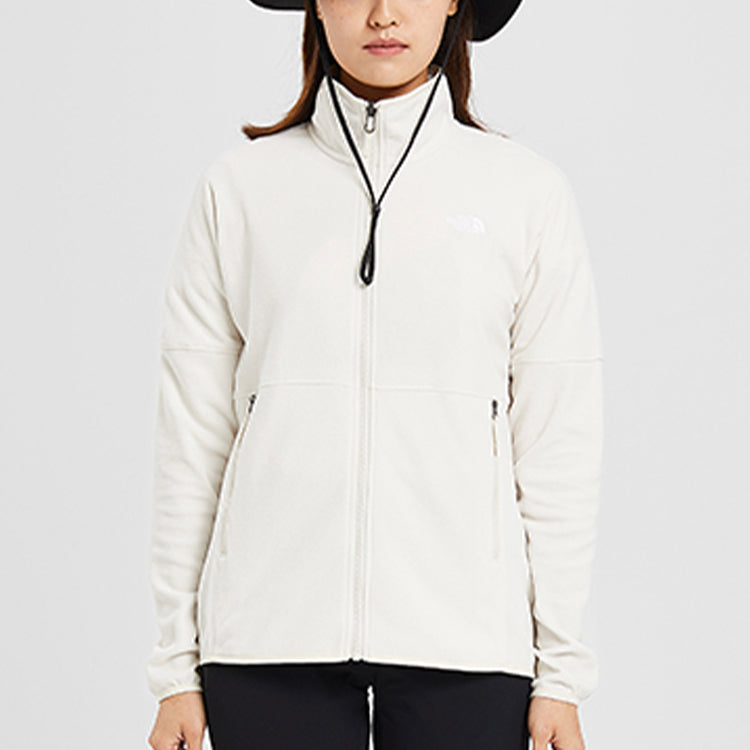 Толстовка (WMNS) THE NORTH FACE Outdoor Sports Fleece Hoodie White 49AZ-K82, белый — фото 3