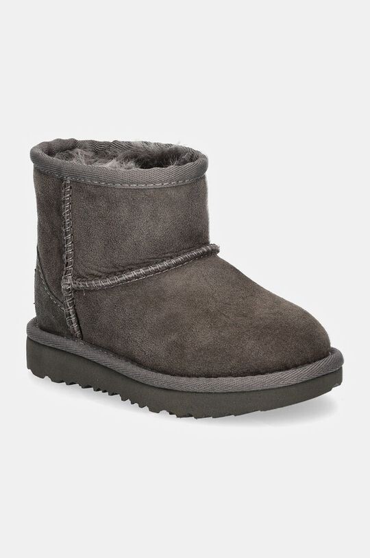 

Детские замшевые зимние ботинки CLASSIC MINI II Ugg, серый