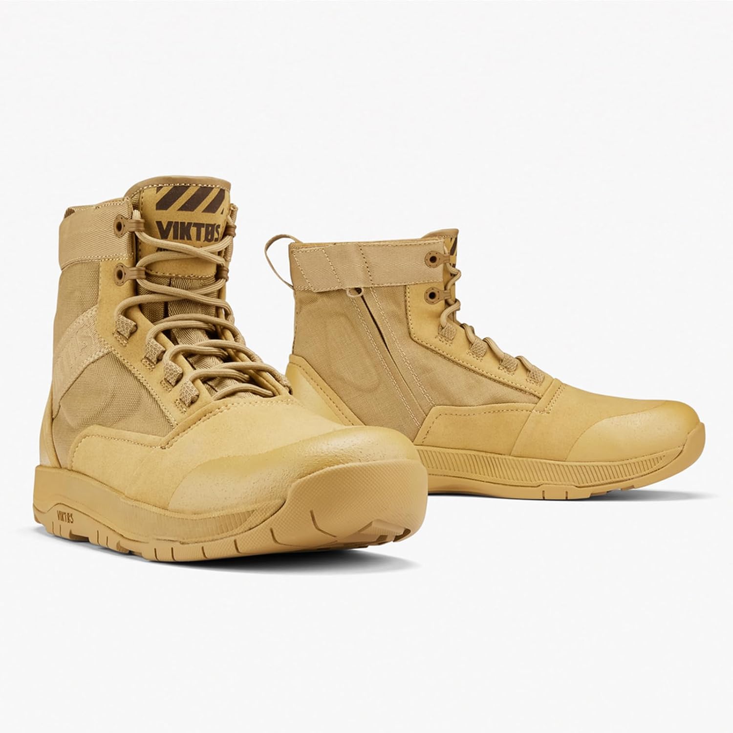 Тактические ботинки VIKTOS Men's Armory Mid с боковой молнией, Прочные, легкие, водоотталкивающие ботинки средней высоты с спортивной посадкой, Coyote — фото 2