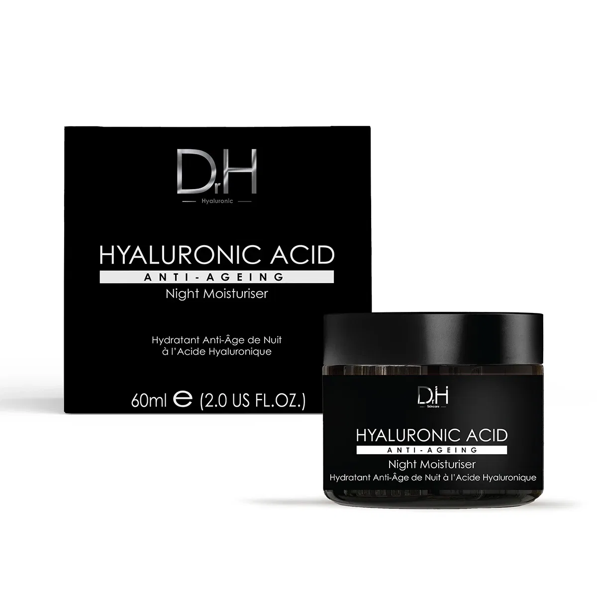 Крем для лица Skinchemists — Ночной увлажняющий с гиалуроновой кислотой, 60 мл