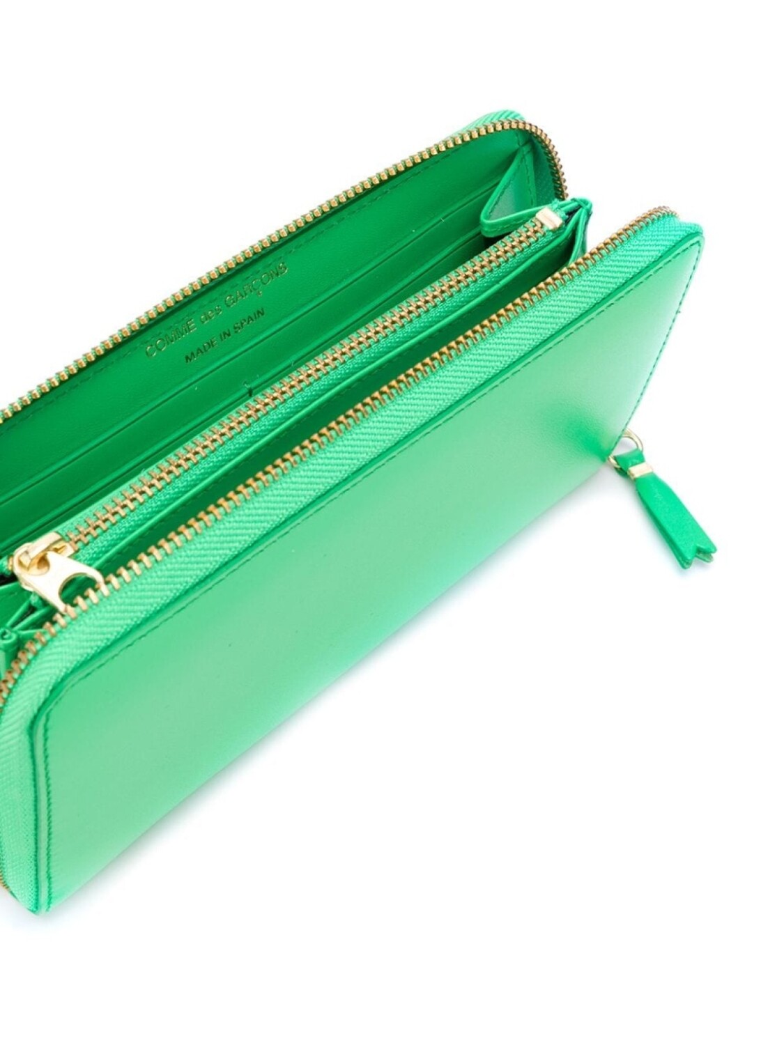 Comme Des Garçons Wallet кошелек на молнии, зеленый — фото 3
