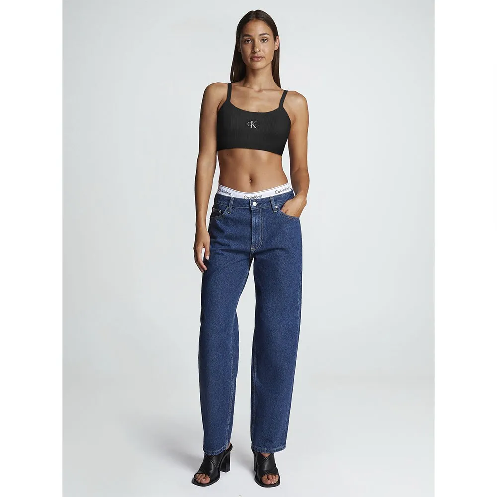 

Футболка Calvin Klein Jeans Label Rib, синий