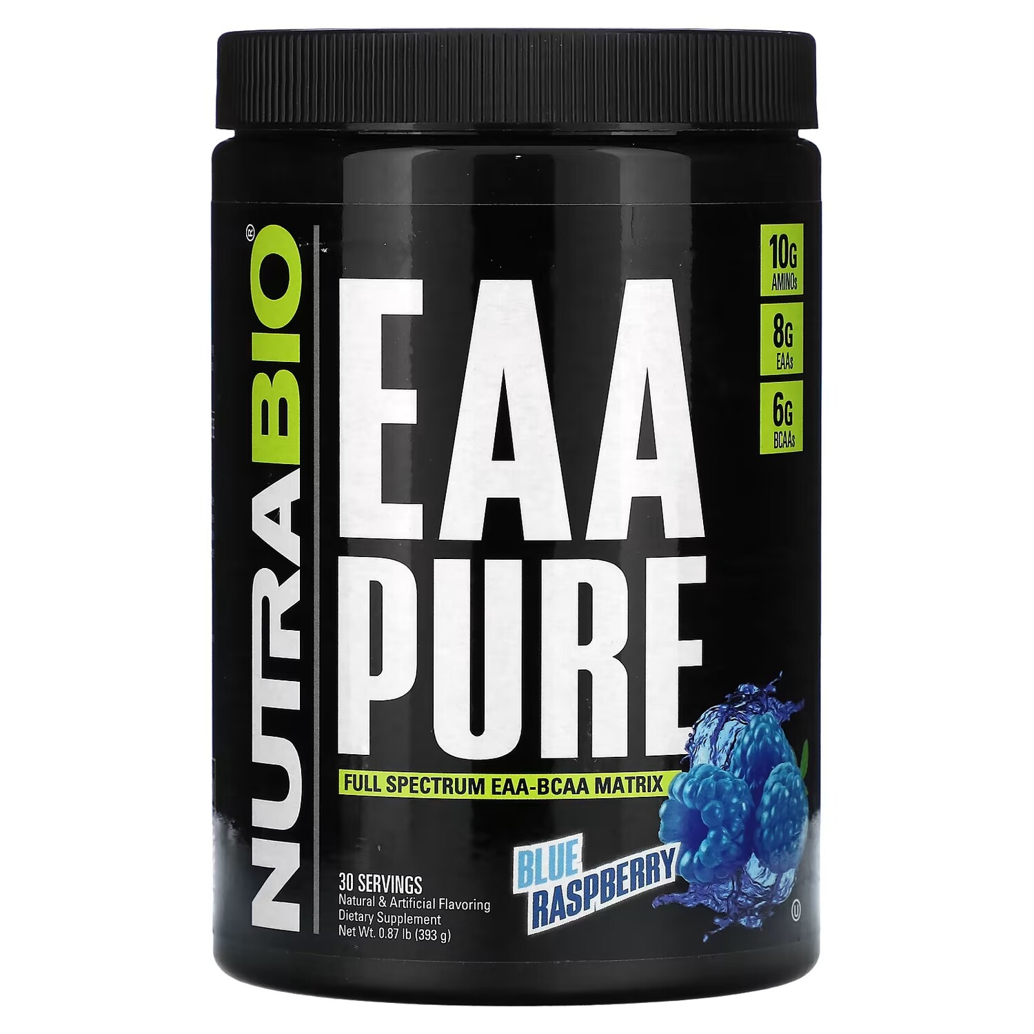 

Добавка Nutrabio Labs EAA Pure, голубая малина