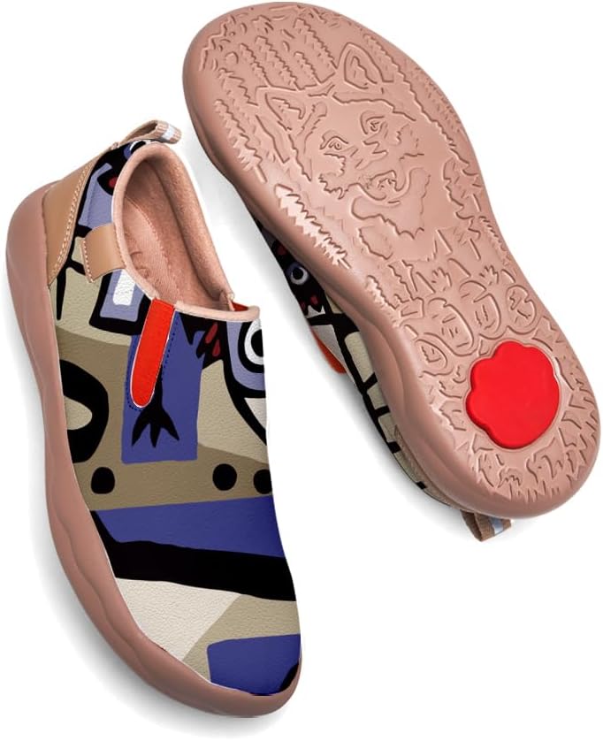 

Мужские слипоны-лоферы Абстрактный арт Росписанные кроссовки Повседневная обувь для отдыха и путешествий Onehorse, Abstract_art 14