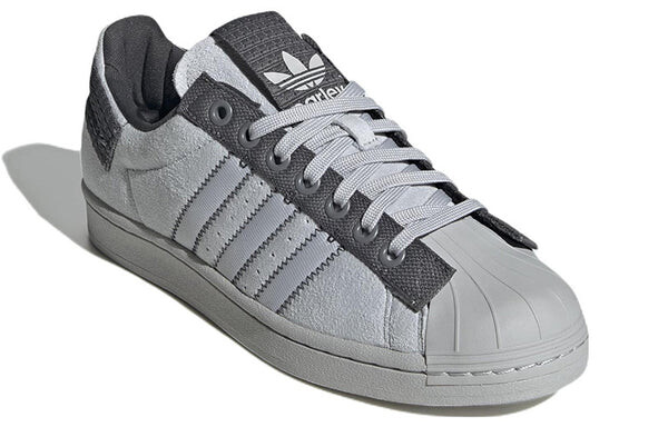 Кроссовки parley x superstar Adidas, серый — фото 3