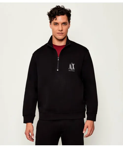 

Толстовка Regular fit Armani Exchange, черный